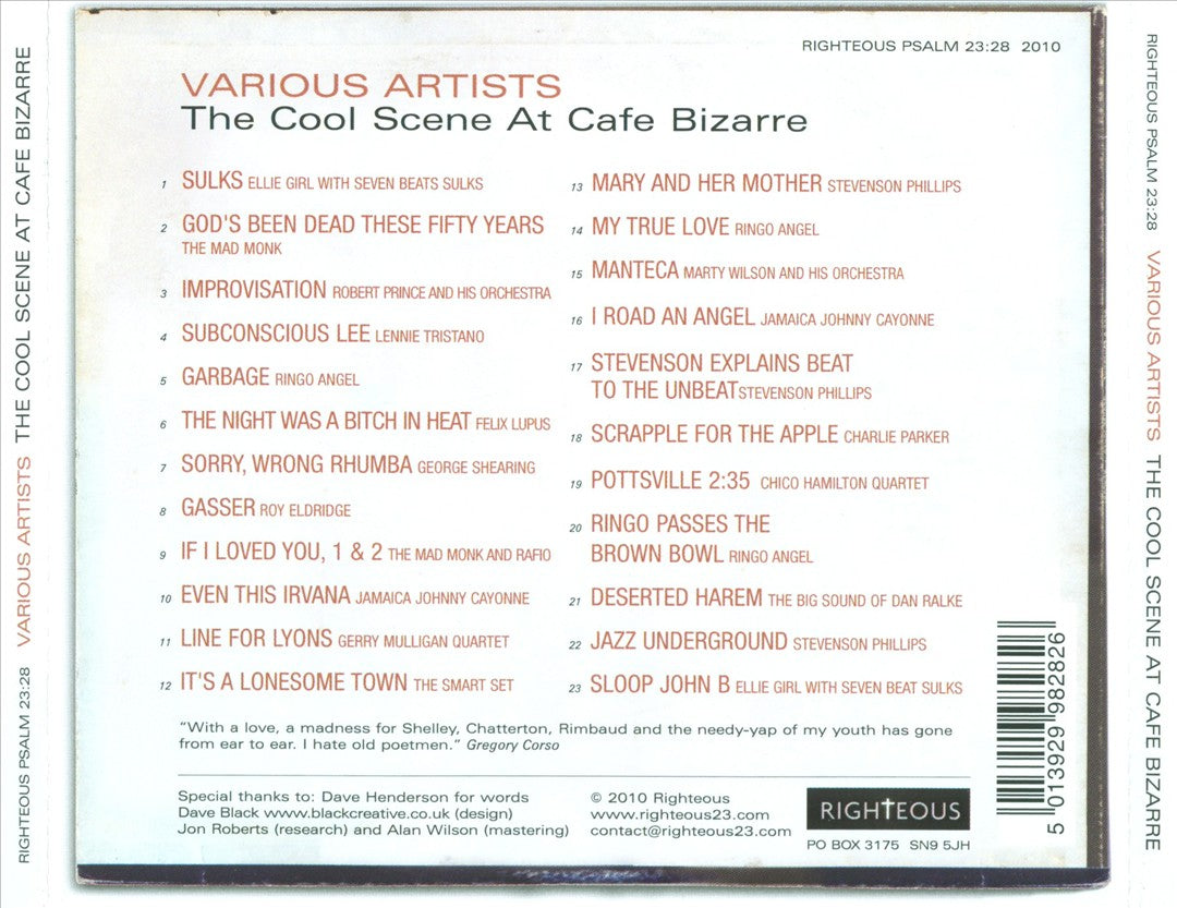 Cool Scene From Cafe Bizarre cover art
