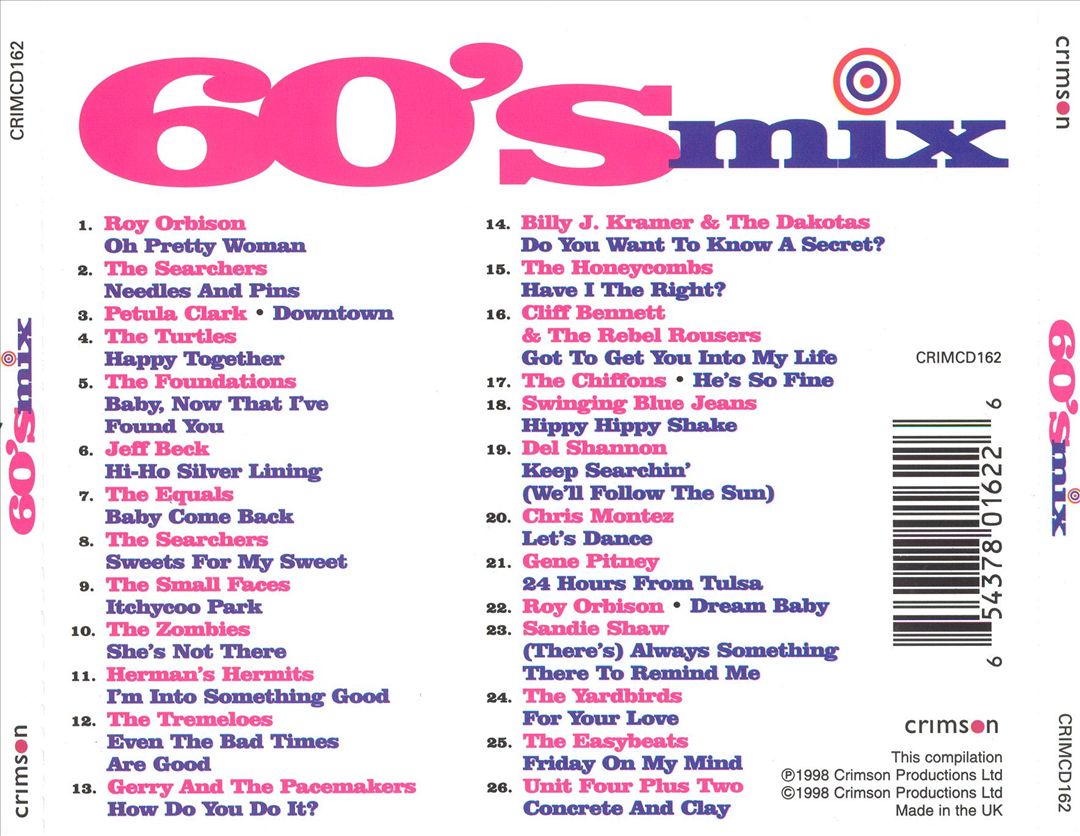 60's Mix [Crimson] cover art