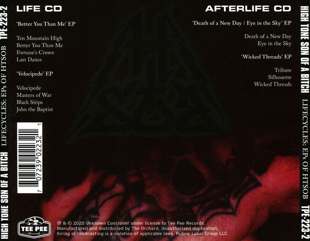 Lifecycles: EPs of HTSOB cover art