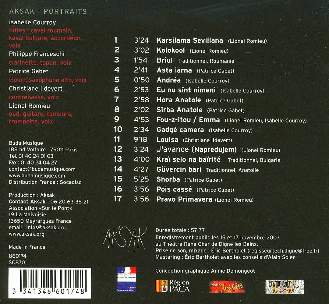 Portraits: Music of Balkans cover art