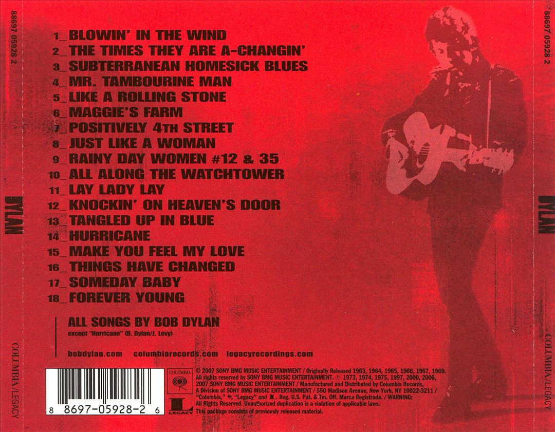 Dylan [2007 Single Disc] cover art
