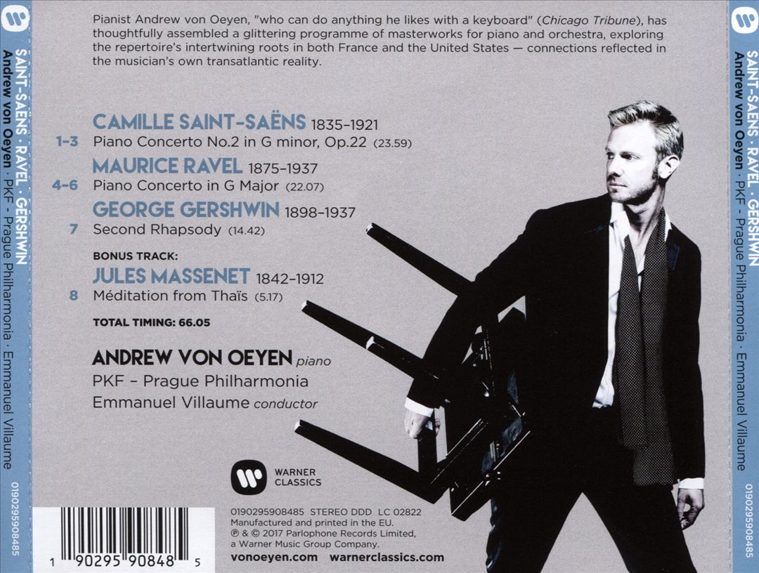 Saint-Saëns, Ravel, Gershwin: Piano Concertos cover art