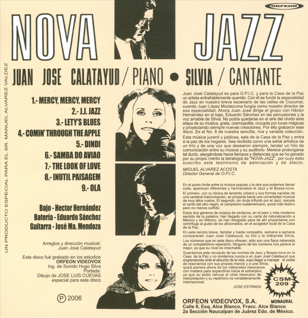 Nova Jazz cover art