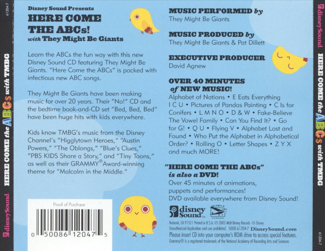 Here Come the ABC's cover art