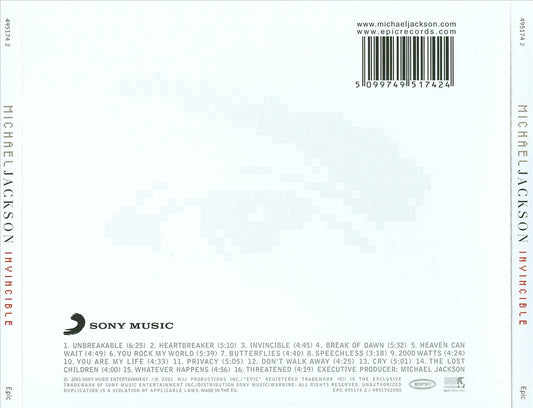 Invincible cover art