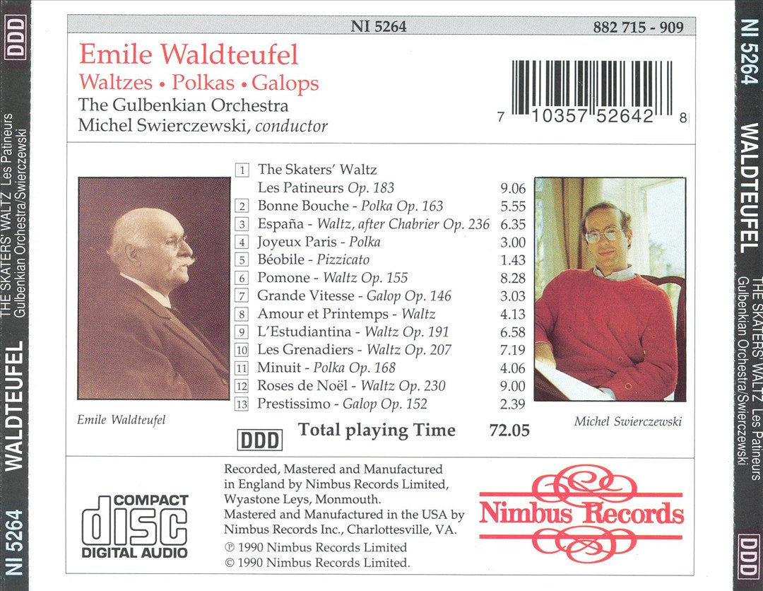 Skater's Waltz: Waltzes, Polkas, Galops by Emile Waldteufel cover art