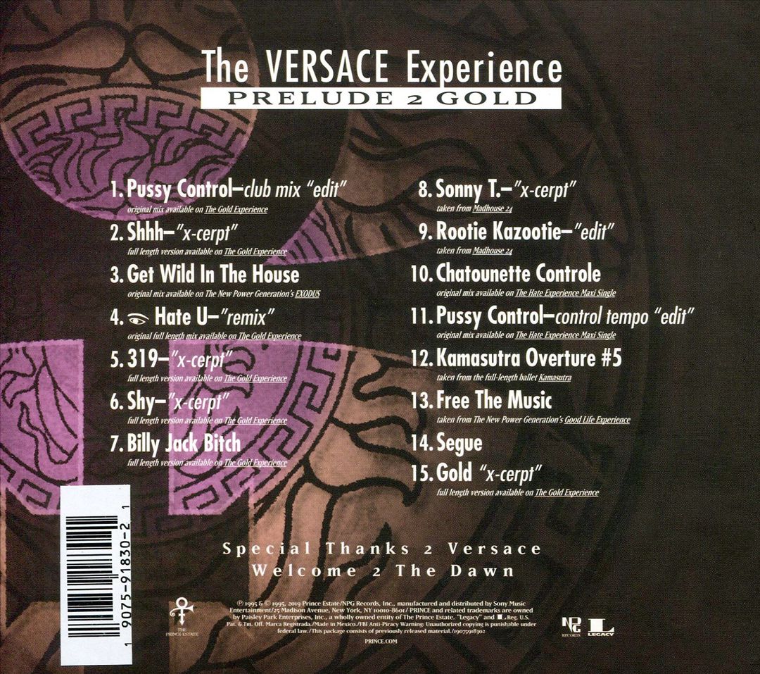 Versace Experience: Prelude 2 Gold cover art