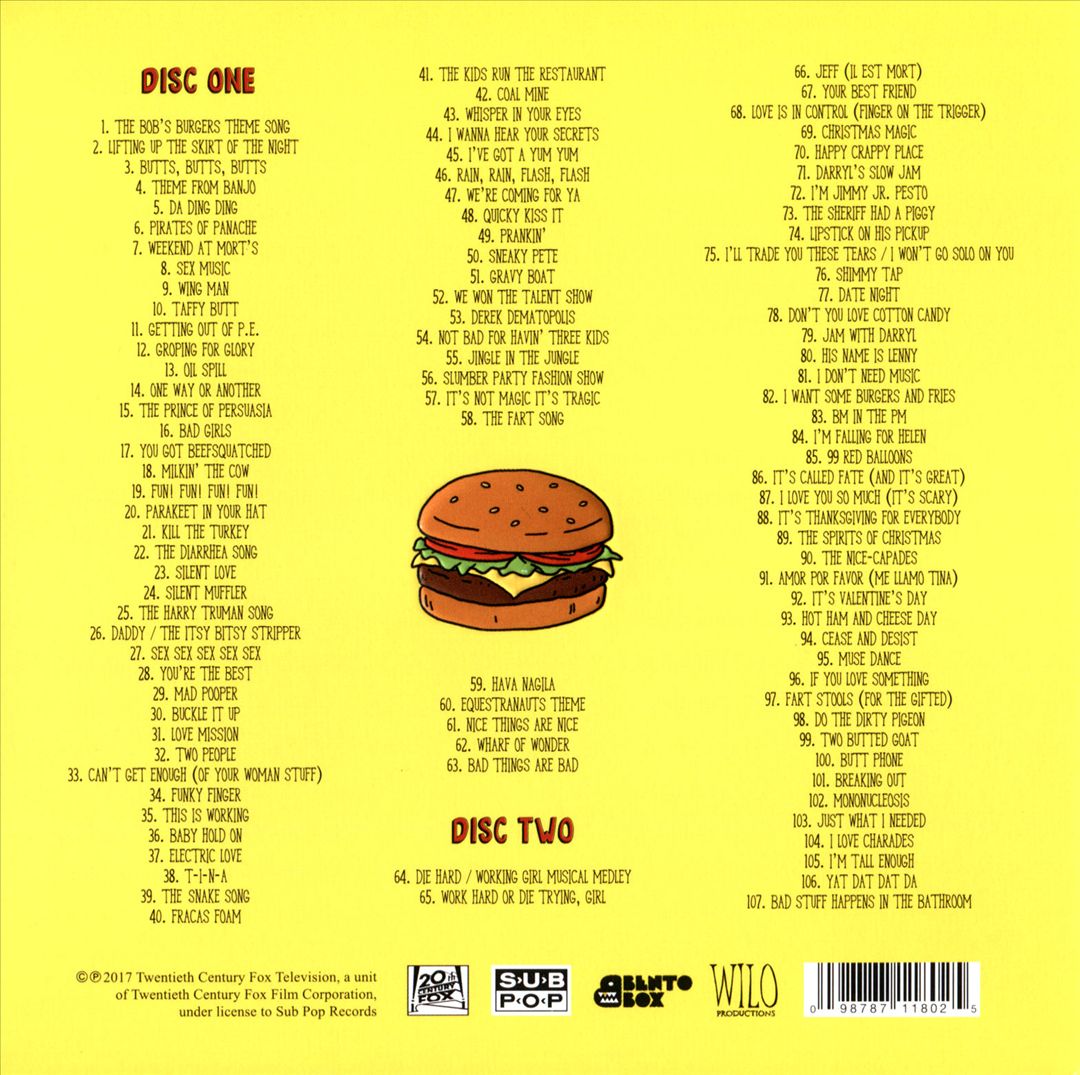 Bob's Burgers Music Album [Original Television Soundtrack] cover art