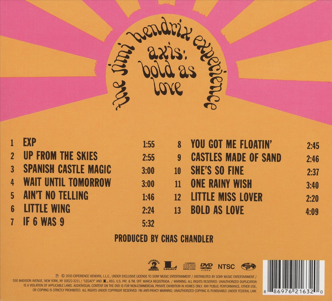 Axis: Bold as Love [CD/DVD] cover art