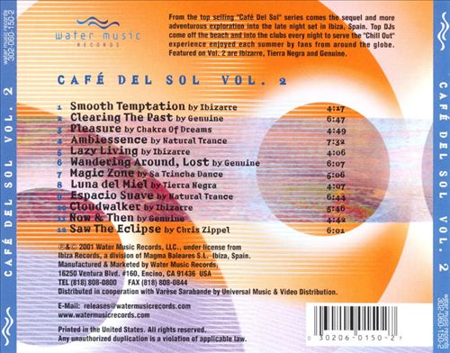 Café del Sol, Vol. 2 cover art