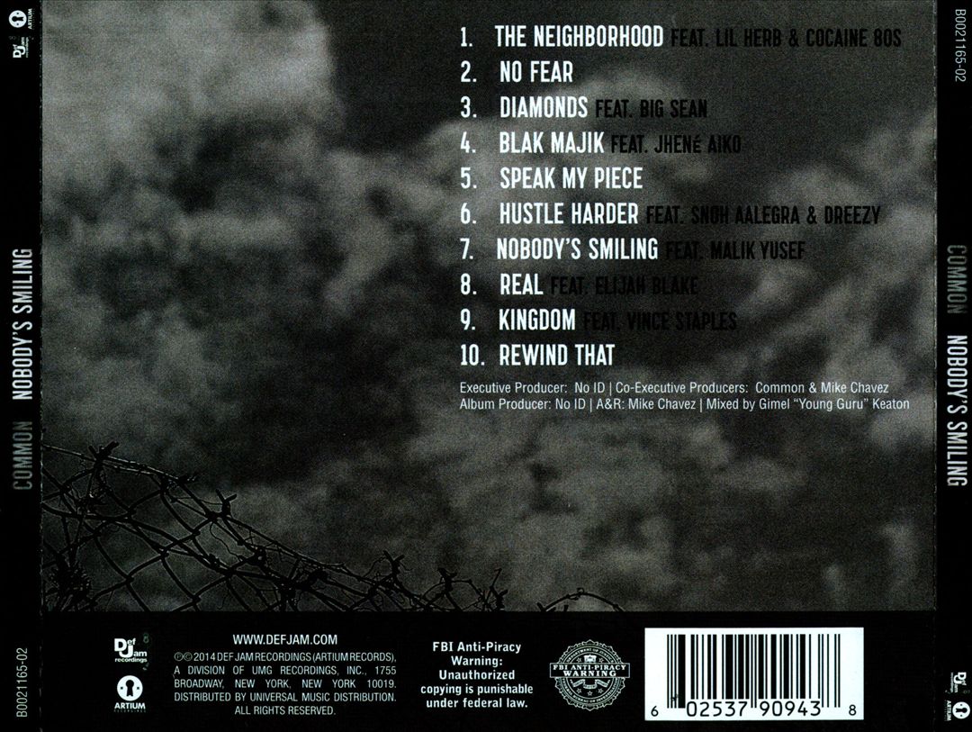 Nobody's Smiling cover art