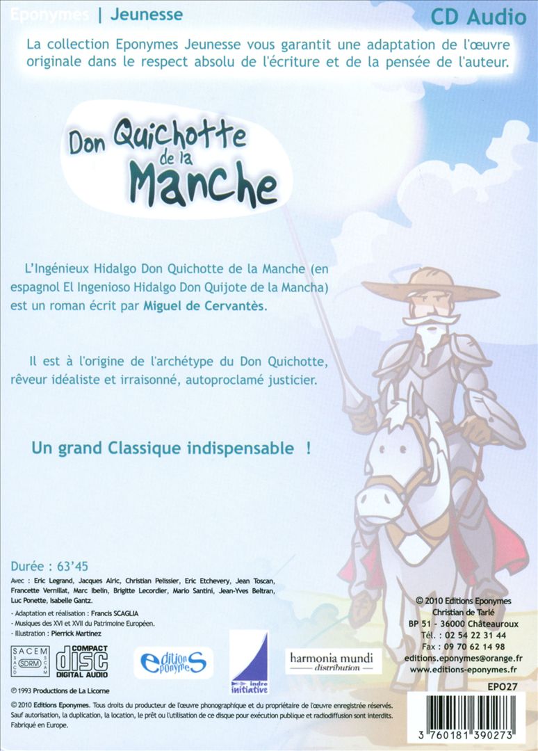 Don Quichotte De La Manche cover art