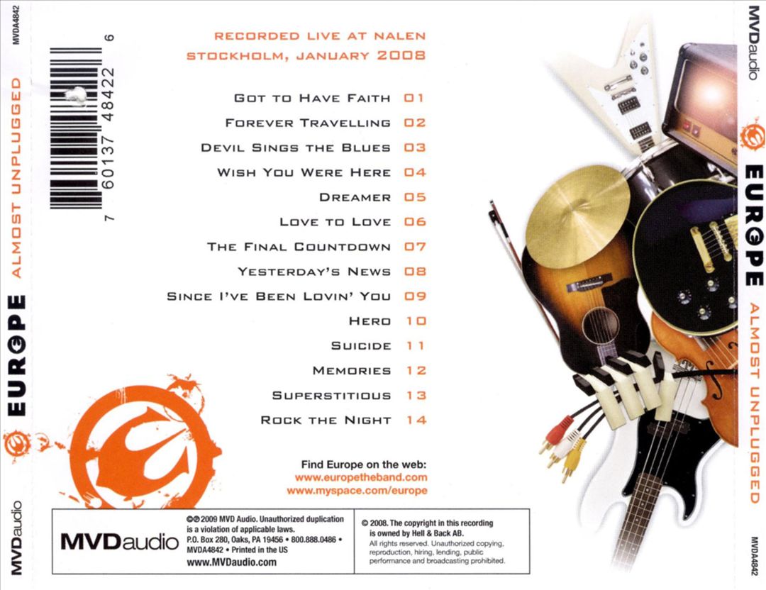 Almost Unplugged cover art