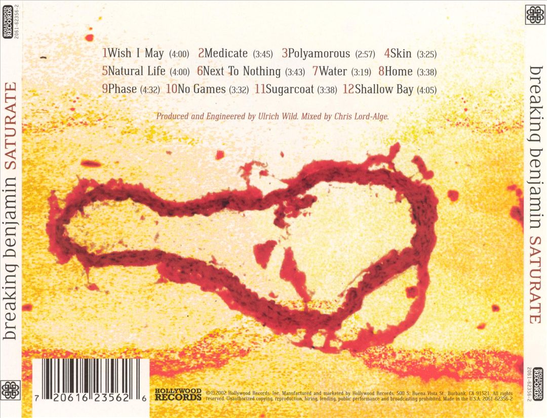Saturate cover art