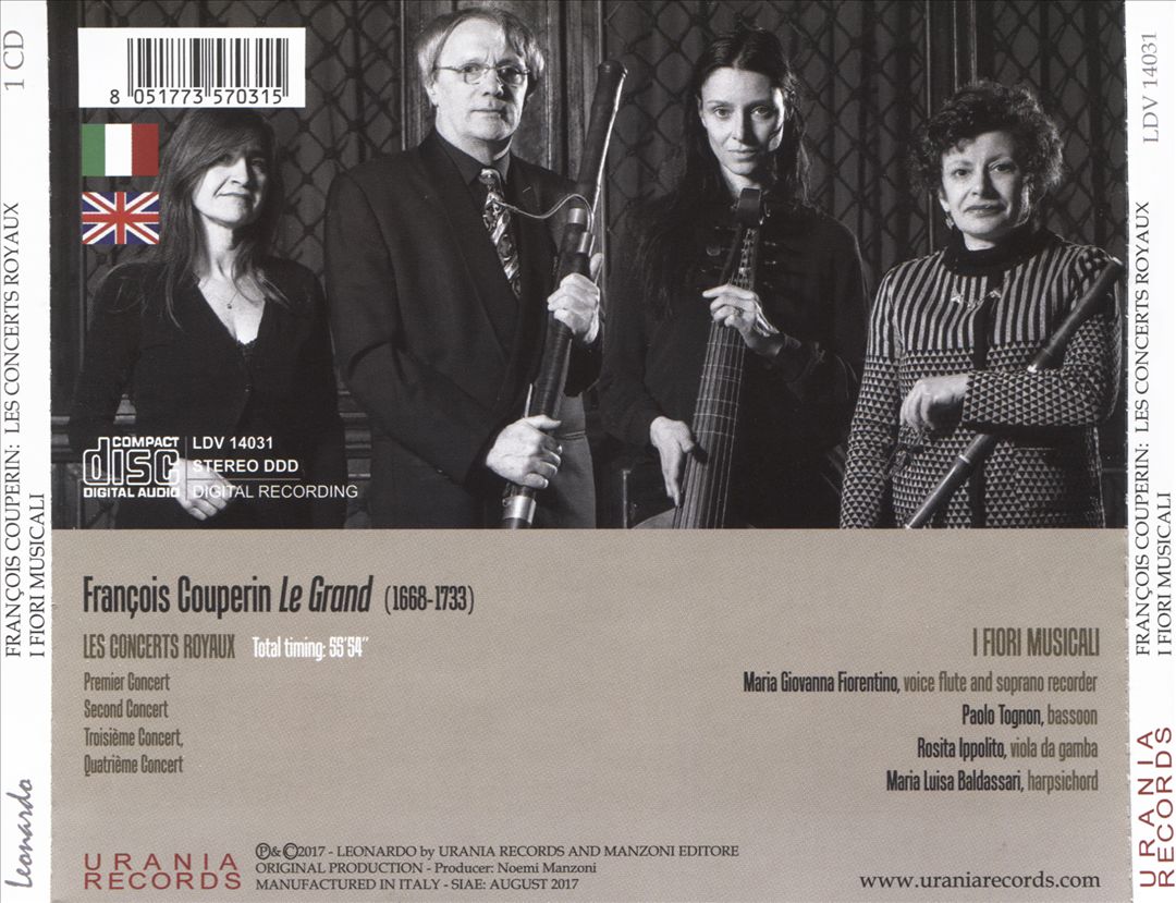 François Couperin: Les Concerts Royaux cover art