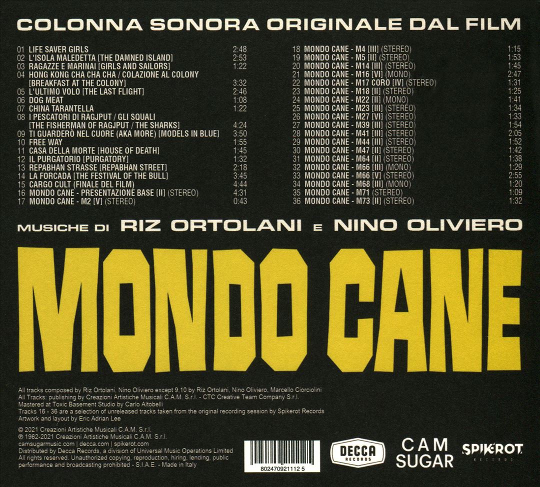 Mondo Cane [Original Motion Picture Soundtrack] cover art