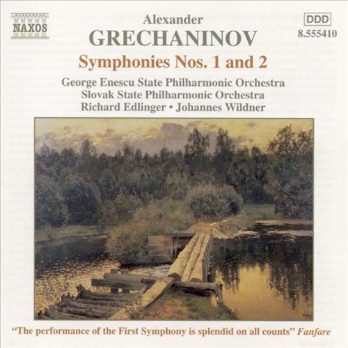 Alexander Grechaninov: Symphonies Nos. 1 and 2 cover art
