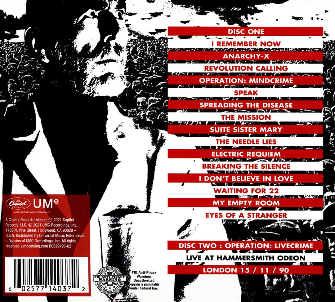 Operation: Mindcrime cover art