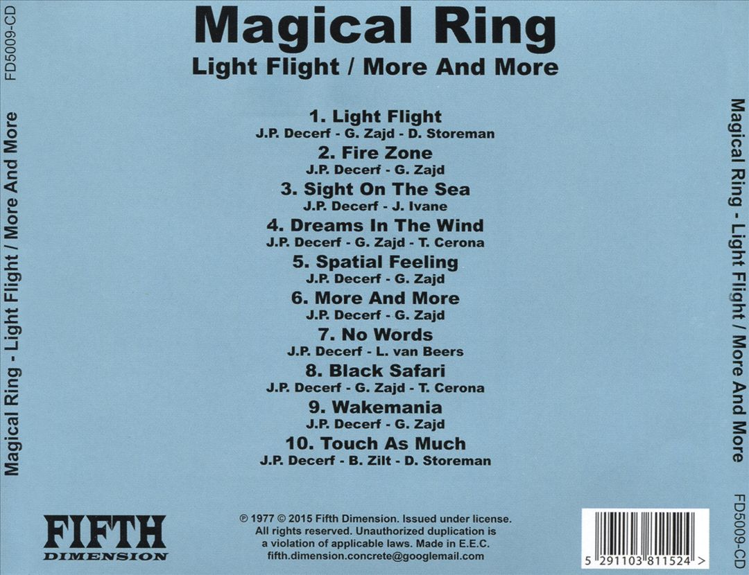 Light Flight/More and More cover art