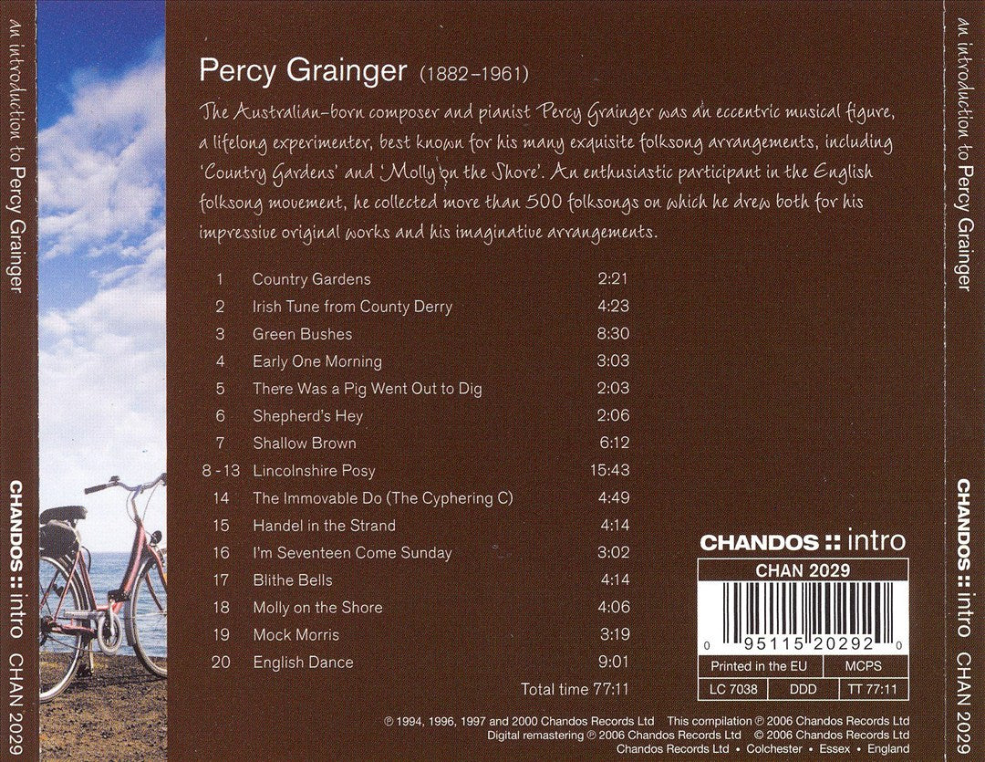 Introduction to Percy Grainger cover art