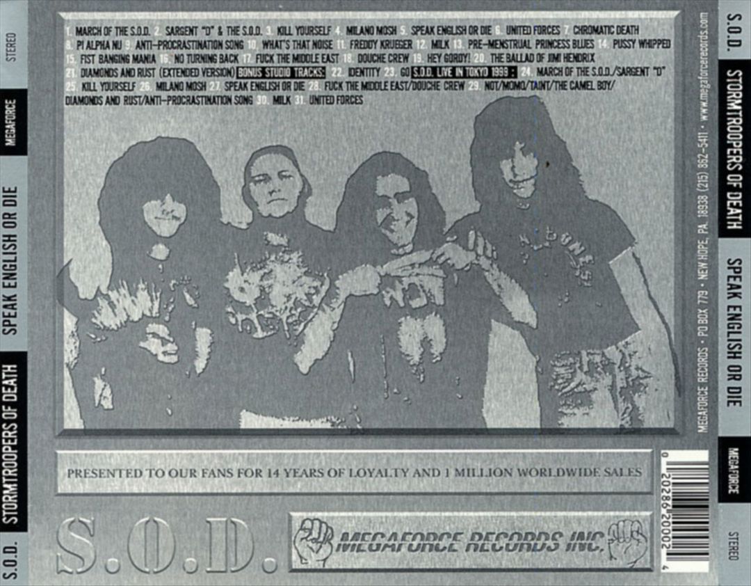 Speak English or Die cover art