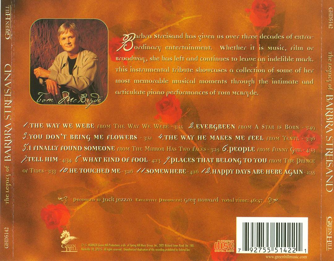 Legacy of Barbara Streisand cover art