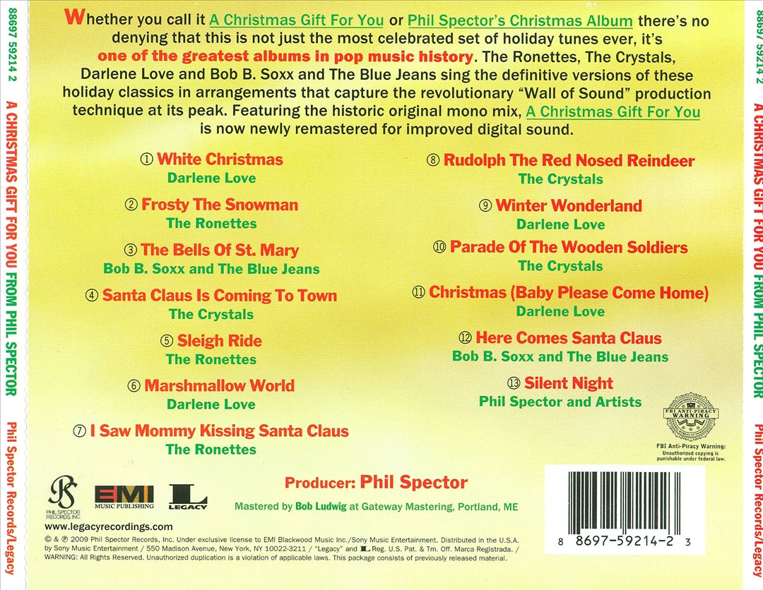 Christmas Gift for You from Phil Spector cover art