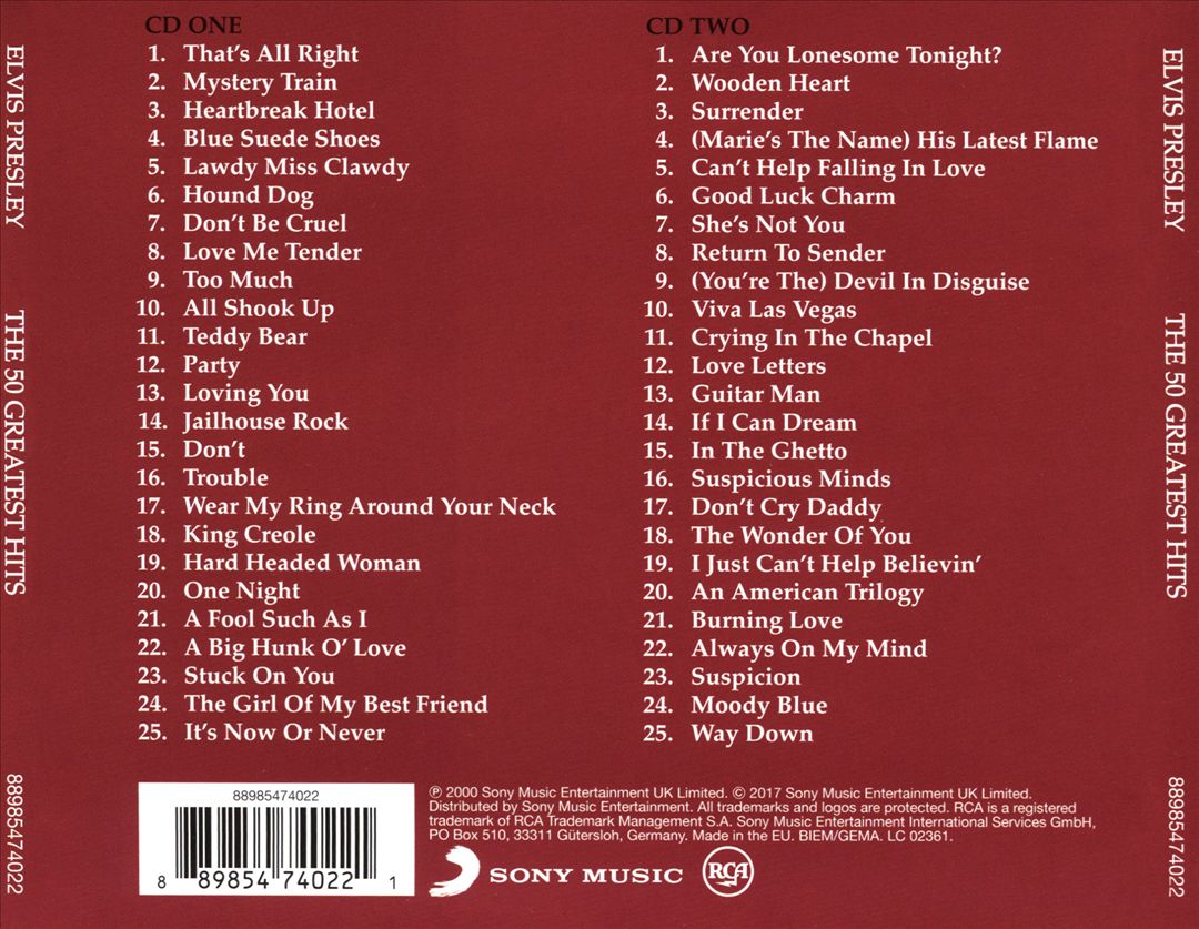 50 Greatest Hits cover art