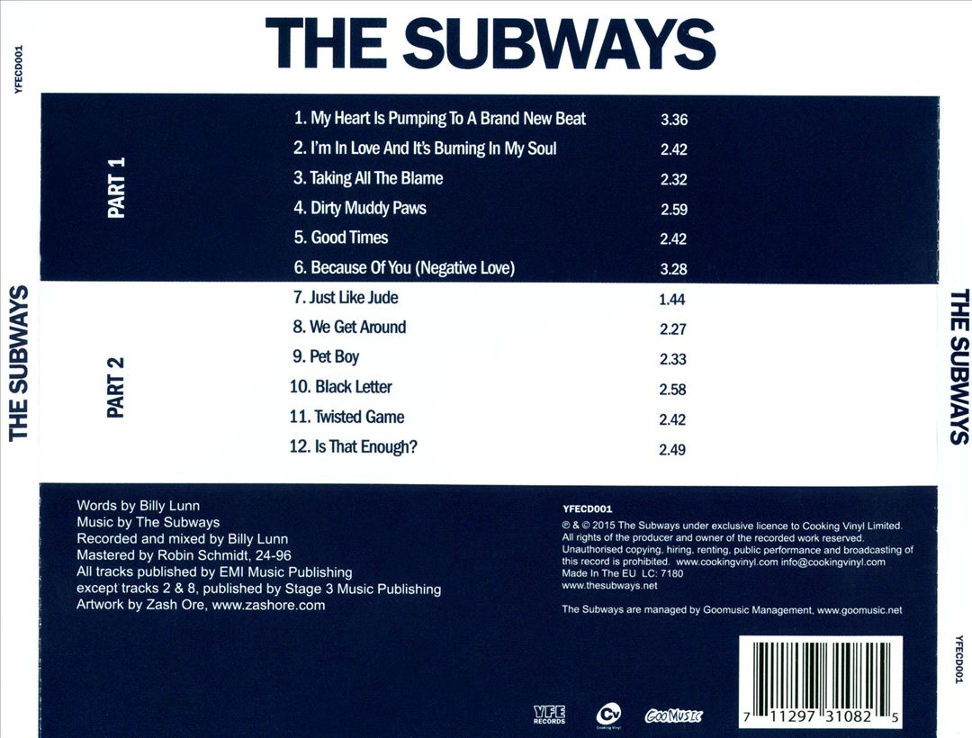 Subways cover art