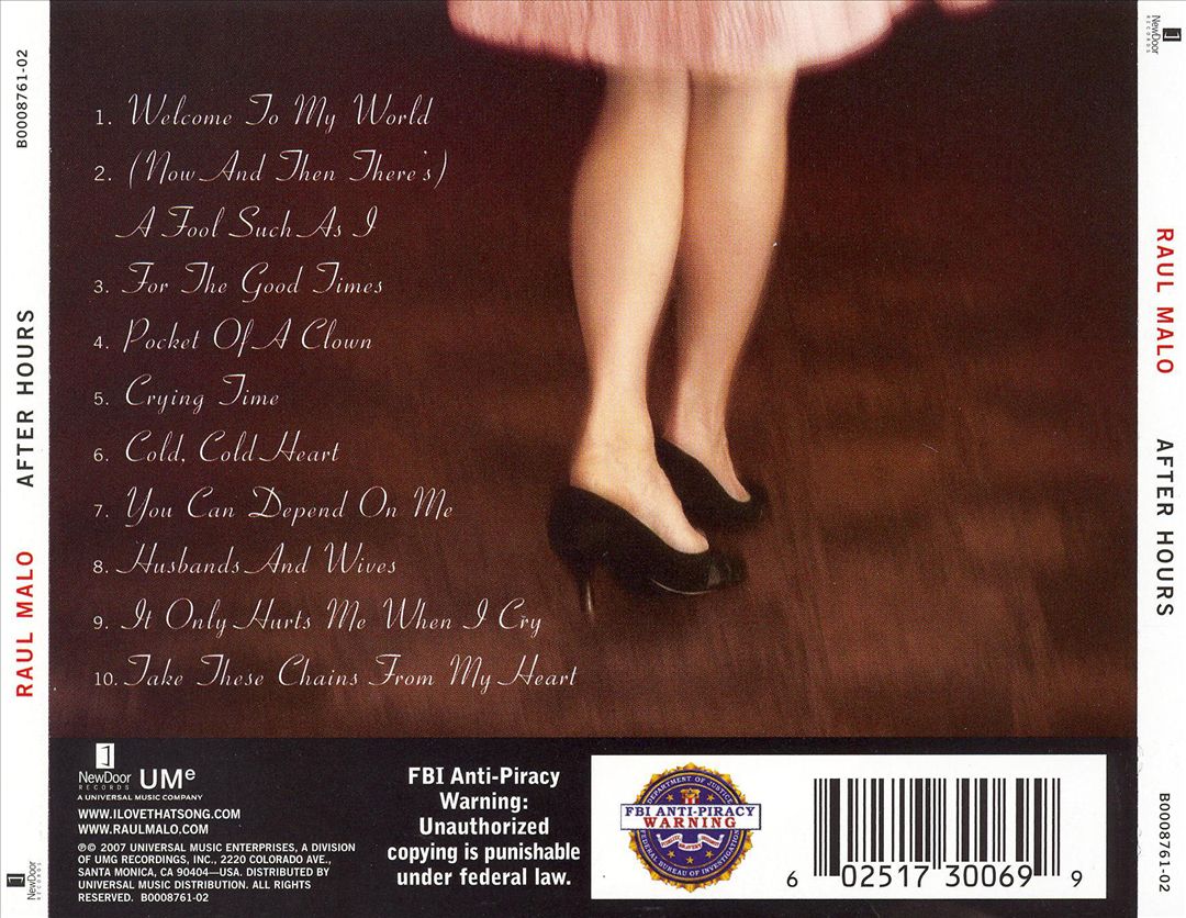 After Hours cover art