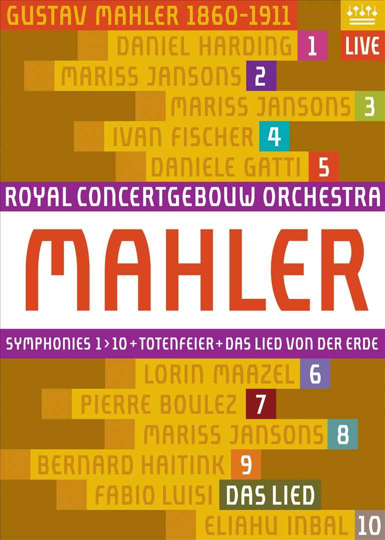 Mahler: Symphonies 1-10; Totenfeier; Das Lied von der Erde [Video] cover art