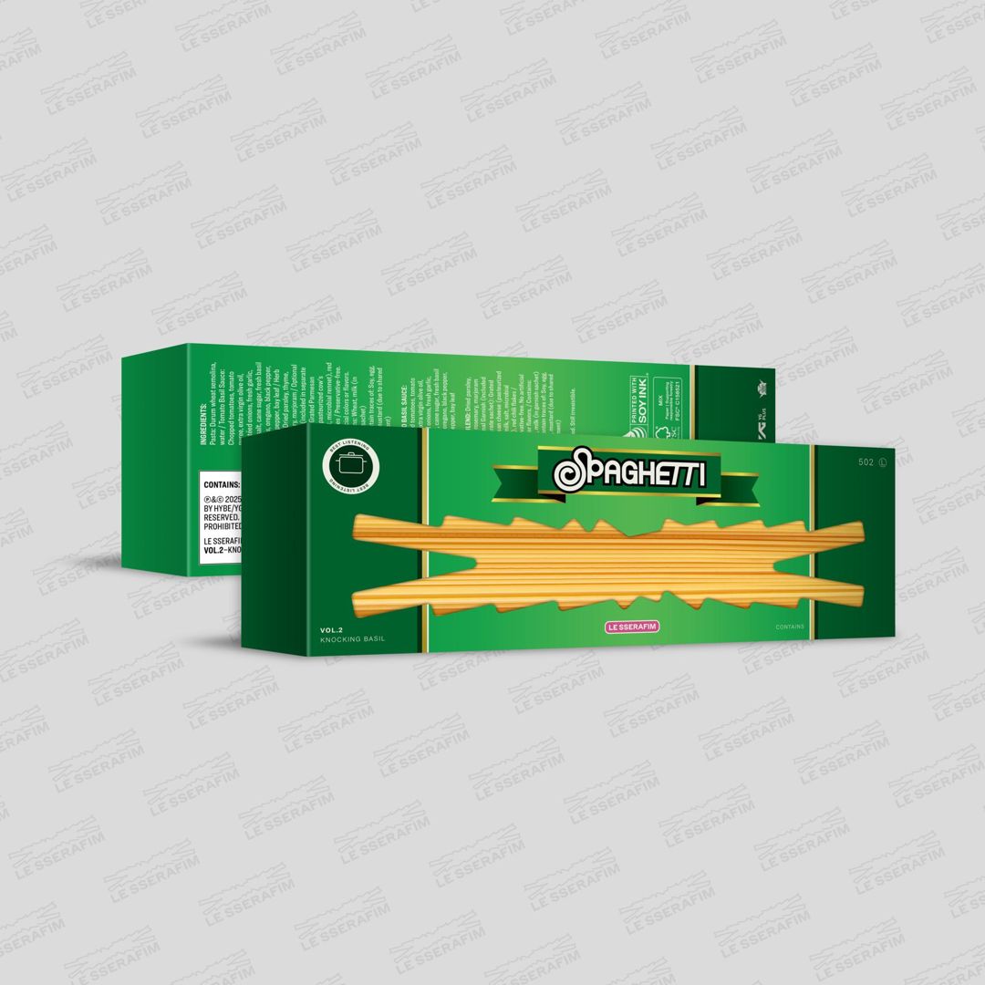 1st Single Album 'SPAGHETTI' [KNOCKING BASIL] cover art