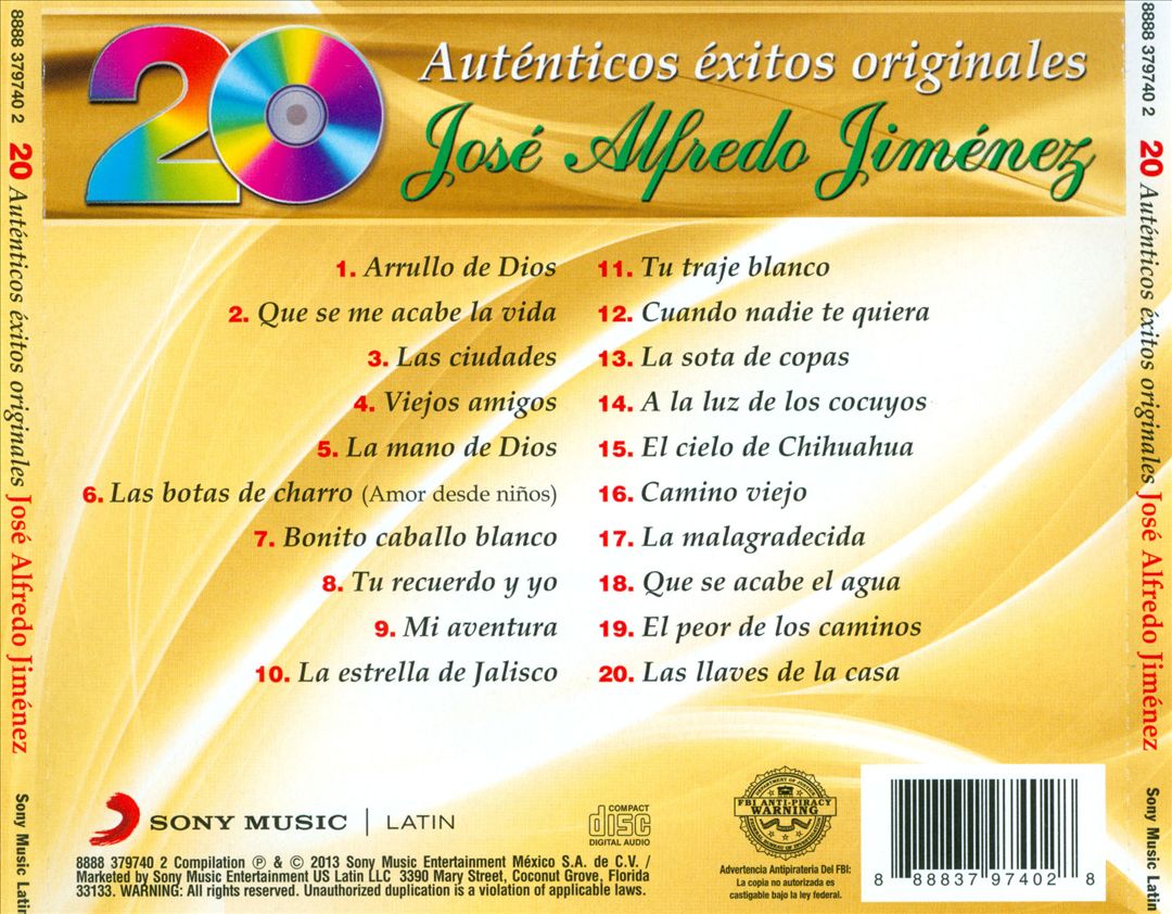20 Auténticos Éxitos Originales cover art