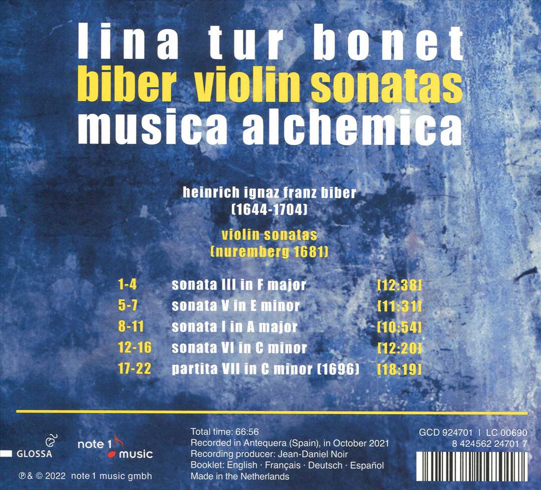 Biber: Violin Sonatas cover art