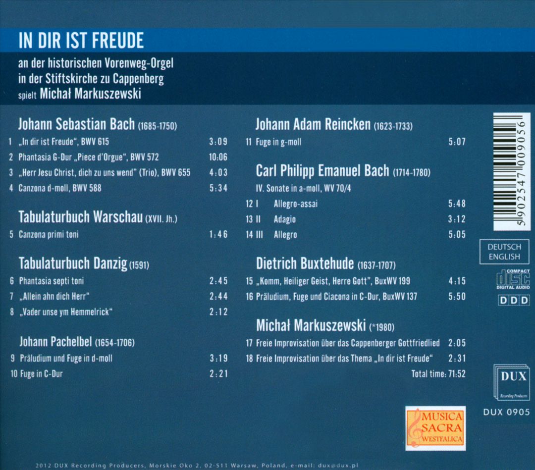 In dir ist Freude cover art