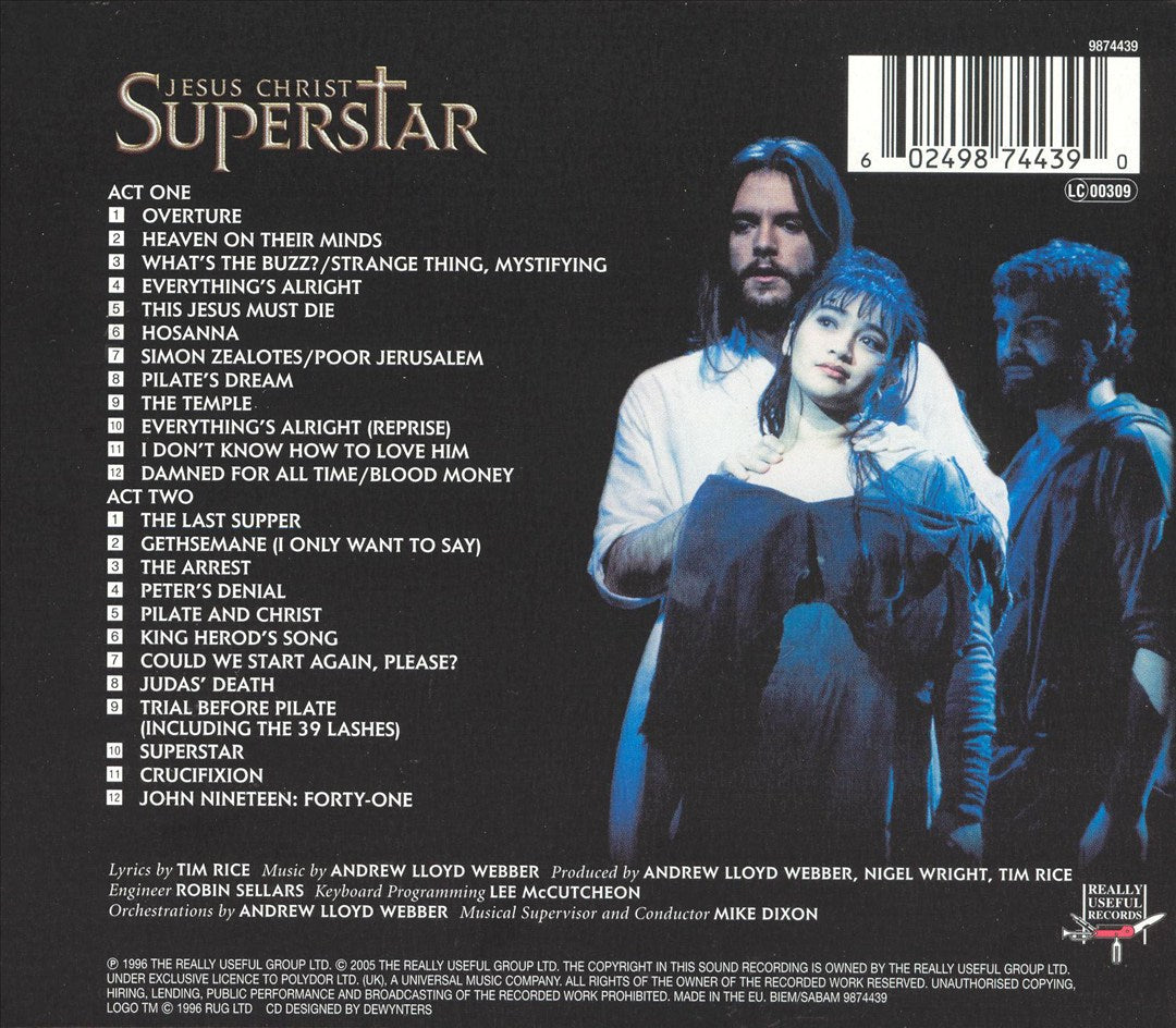 Jesus Christ Superstar [1996 Studio Cast] cover art