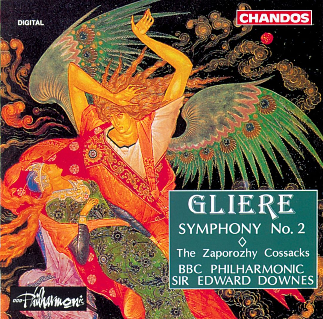 Reinhold Gliere: Symphony No. 2; Zaporozhy Cossacks cover art