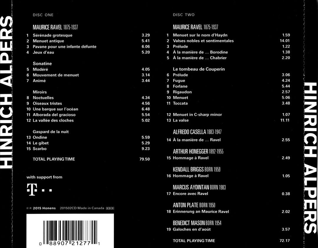 Complete Piano Works of Ravel cover art