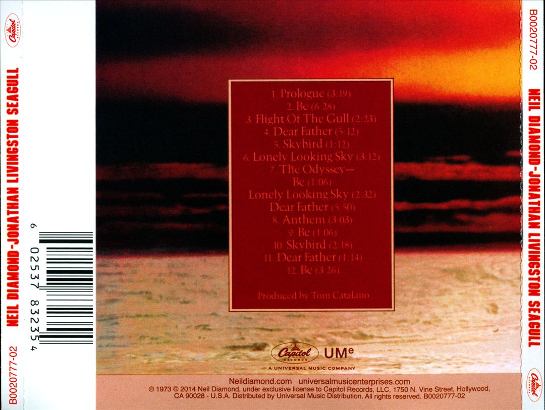 Jonathan Livingston Seagull [Original Motion Picture Soundtrack] cover art