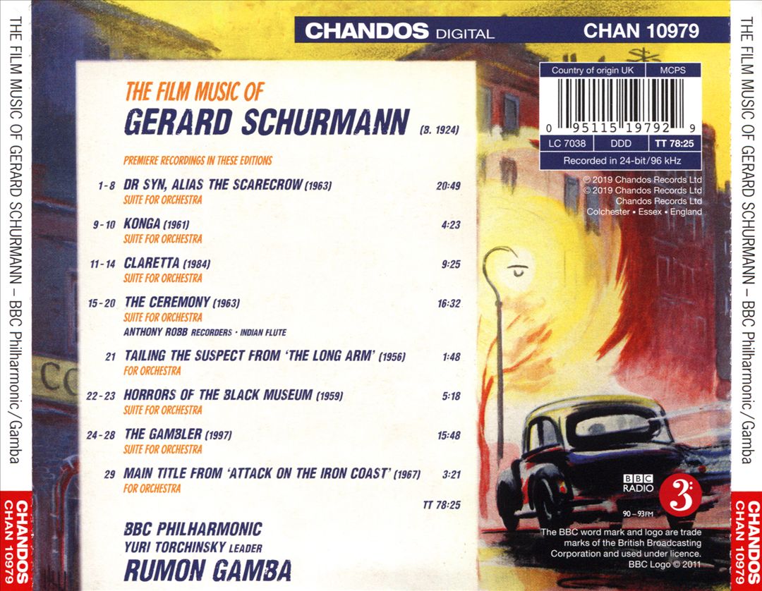 Film Music of Gerard Schurmann cover art