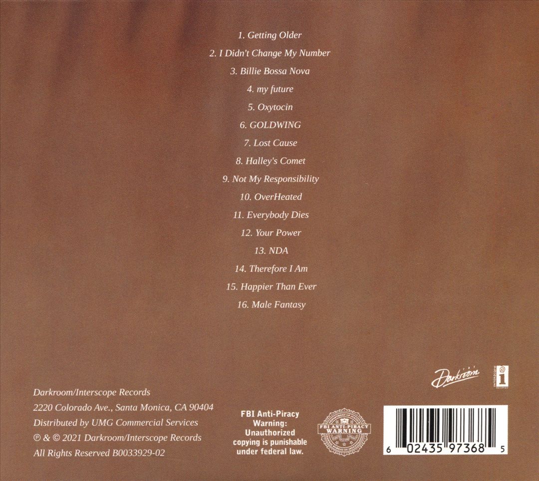 Happier Than Ever cover art