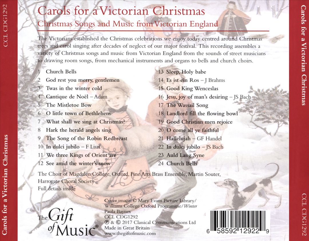 Carols for a Victorian Christmas cover art