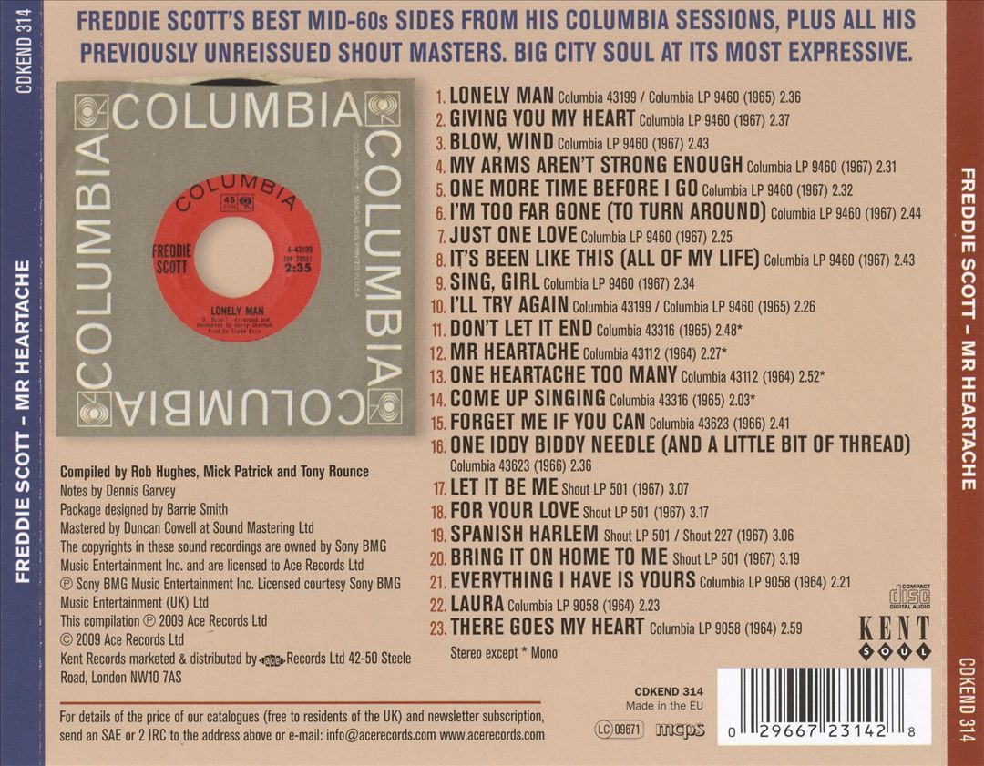 Mr. Heartache: The Best of the Columbia Recordings Plus! cover art