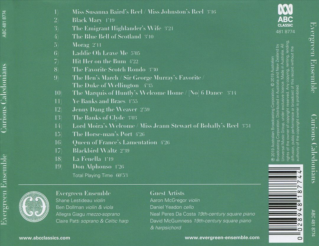 Curious Caledonians cover art
