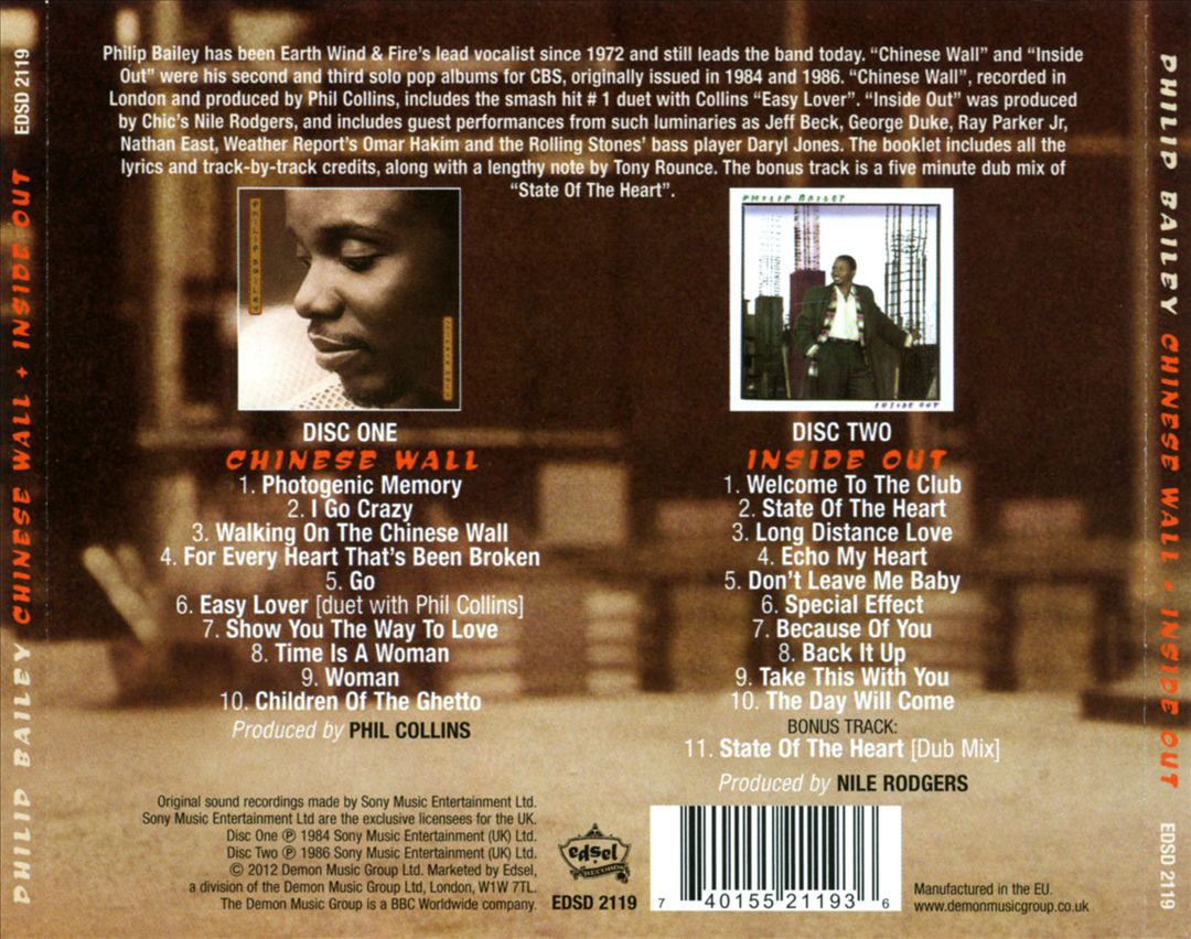 Chinese Wall/Inside Out cover art