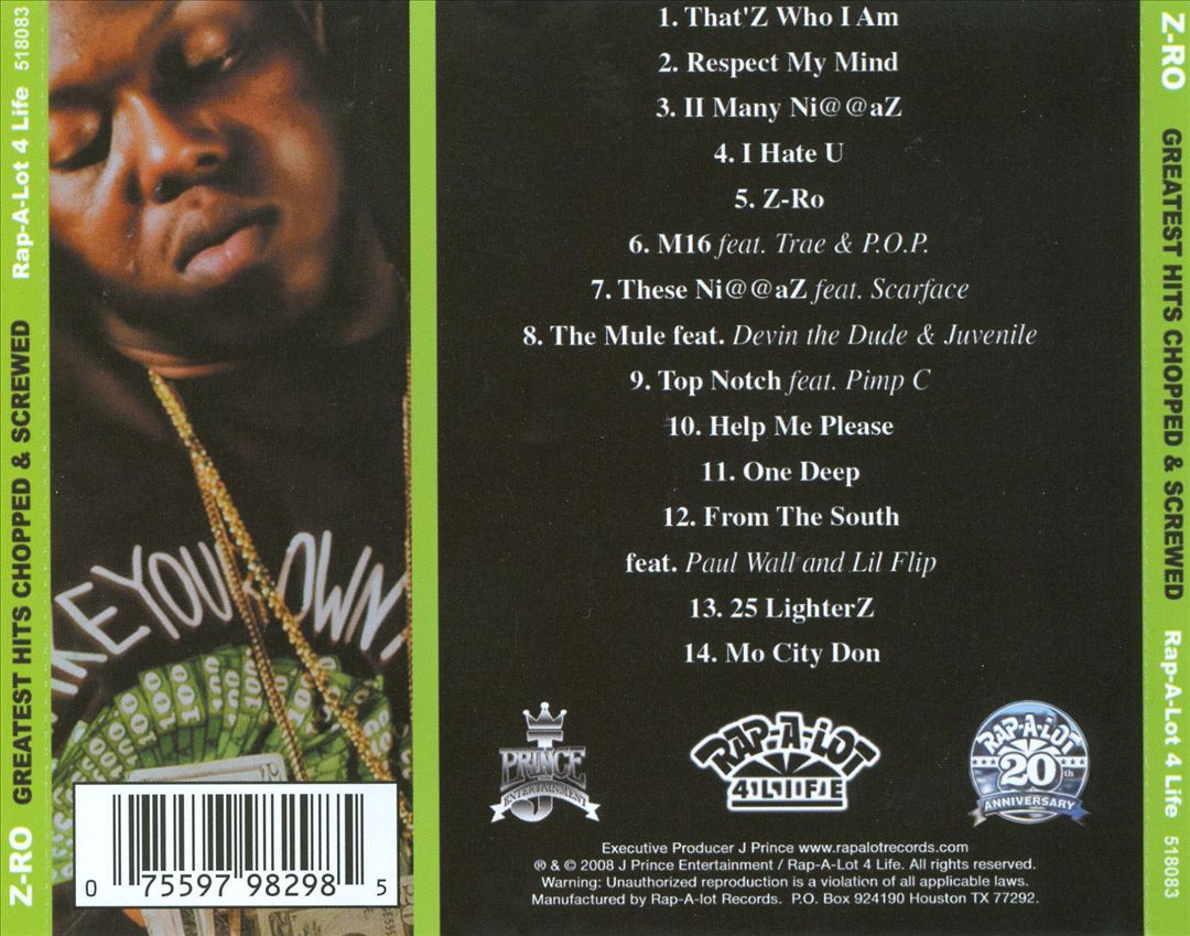 Greatest Hits [Chopped & Screwed] cover art