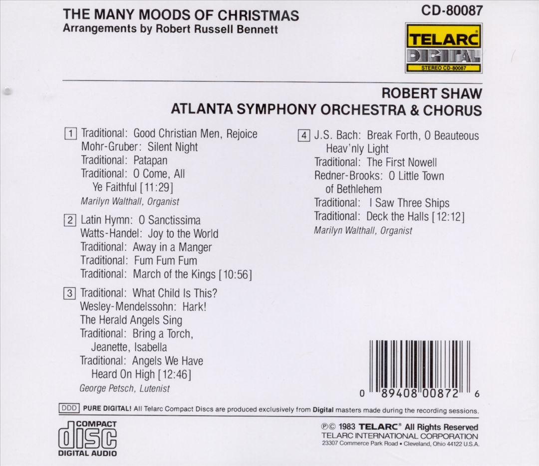 Many Moods of Christmas cover art