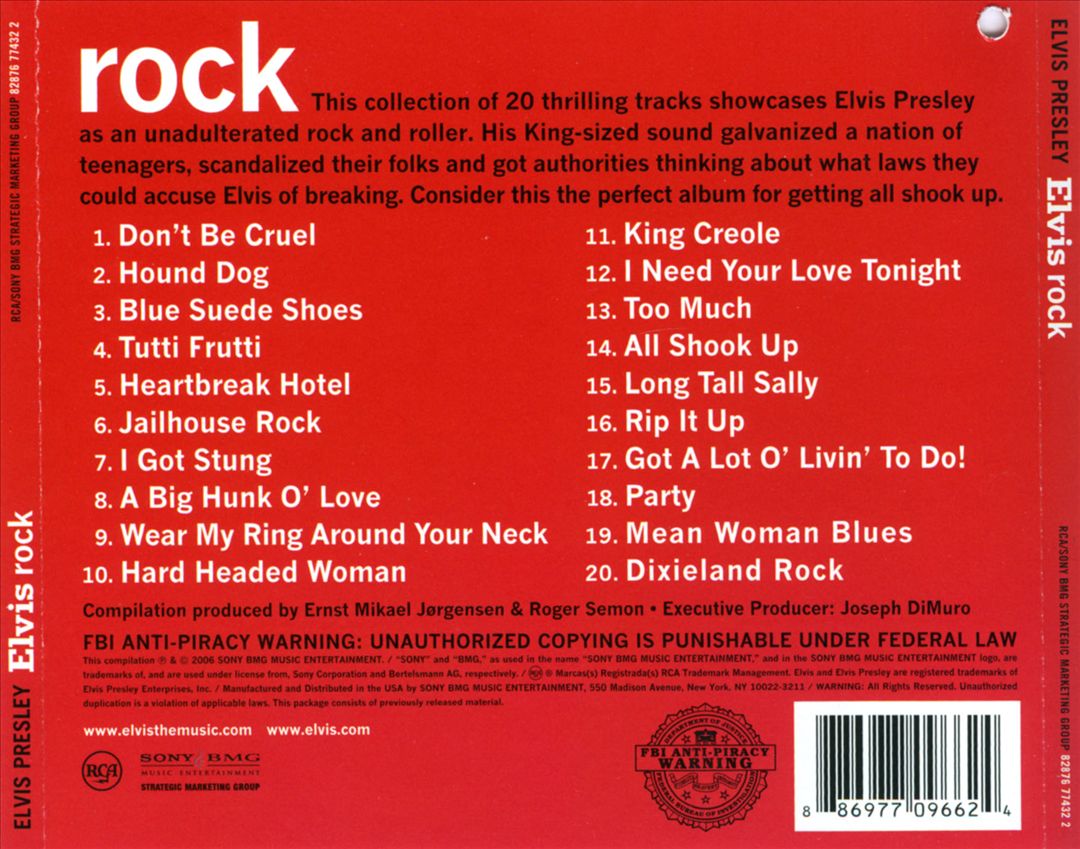 Elvis Rock cover art
