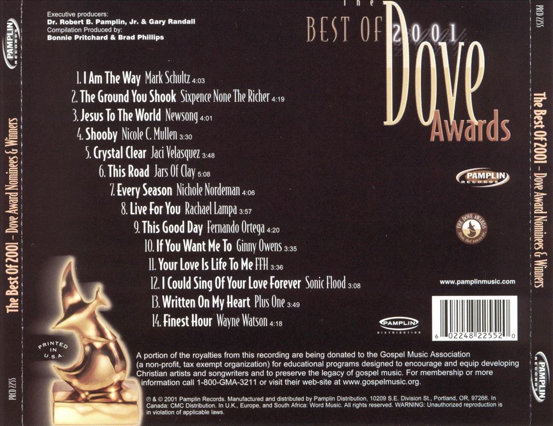 Best of 2001: Dove Award cover art