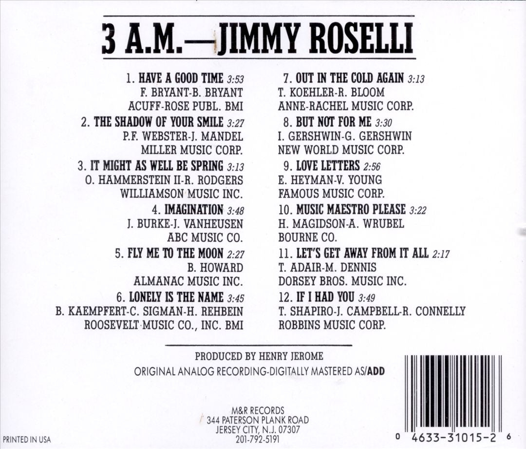3 A.M. cover art